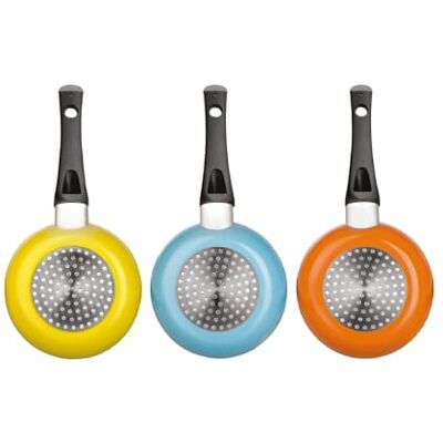 IBILI Mini Indubasic-pan, 14 cm, aluminium, antiaanbaklaag, geschikt voor inductie, willekeurige kleur IBILI Mini Indubasic-pan, 14 cm, aluminium, antiaanbaklaag, geschikt voor inductie, willekeurige kleur