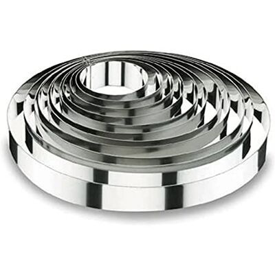 LACOR 68516-ROUND CAKE Ring 16 x 4,5 cm. STNLS LACOR 68516-ROUND CAKE Ring 16 x 4,5 cm. STNLS