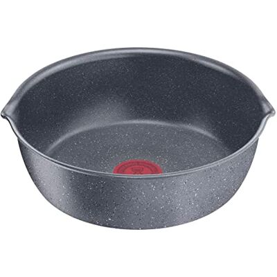 Lagostina Ingenio Mineralis Green Multifunctionele pan Ø 26 cm, pan van 100% gerecycled aluminium, voor gas, oven en inductie met kookindicator, bruikbaar met afneembare handgreep Lagostina Ingenio Mineralis Green Multifunctionele pan Ø 26 cm, pan van 100% gerecycled aluminium, voor gas, oven en inductie met kookindicator, bruikbaar met afneembare handgreep