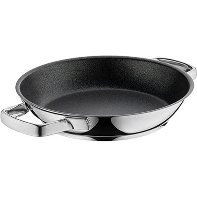 WMF Permadur Advance braadpan, 24 cm, inductie, roestvrijstalen pan met Cromargan roestvrijstalen coating, ovenbestendig WMF Permadur Advance braadpan, 24 cm, inductie, roestvrijstalen pan met Cromargan roestvrijstalen coating, ovenbestendig