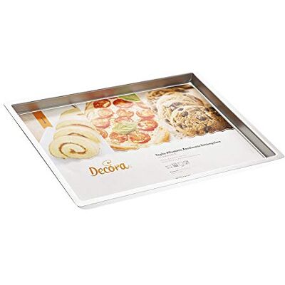 Decora 0062648 Professionele bakplaat, 30 x 40 x 2,5 cm, rechthoekig, geanodiseerd Decora 0062648 Professionele bakplaat, 30 x 40 x 2,5 cm, rechthoekig, geanodiseerd