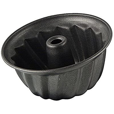 Zenker Special Mini 7686 tulbandvorm van plaatstaal met antiaanbaklaag, zwart, Ø 10 cm Zenker Special Mini 7686 tulbandvorm van plaatstaal met antiaanbaklaag, zwart, Ø 10 cm