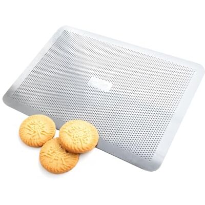 Gobel Geperforeerde bakplaat zonder rand Kookplaat Aluminium Microperforaties Gemaakt in Frankrijk 30 x 40 cm Gobel Geperforeerde bakplaat zonder rand Kookplaat Aluminium Microperforaties Gemaakt in Frankrijk 30 x 40 cm