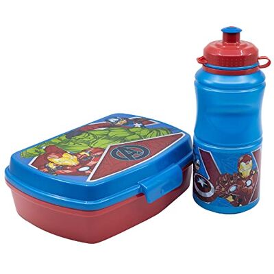 Stor Set VUELTA AL COLE EN CAJA REGALO (Easy Hold-fles 380 ml Y SANDWICHERA RECTANGULAR) AVENGERS HERALDIC ARMY Stor Set VUELTA AL COLE EN CAJA REGALO (Easy Hold-fles 380 ml Y SANDWICHERA RECTANGULAR) AVENGERS HERALDIC ARMY