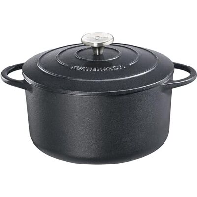Küchenprofi Stoofpan van gietijzer, 22 cm, zwart Küchenprofi Stoofpan van gietijzer, 22 cm, zwart