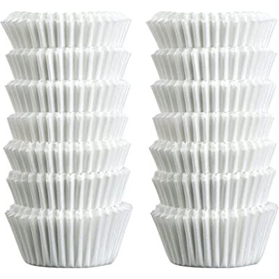 Zenker 43423 papieren vormpjes, papiervormen, 240 stuks, chocoladevormen, papier, wit, Ø 30 x 25 mm Zenker 43423 papieren vormpjes, papiervormen, 240 stuks, chocoladevormen, papier, wit, Ø 30 x 25 mm