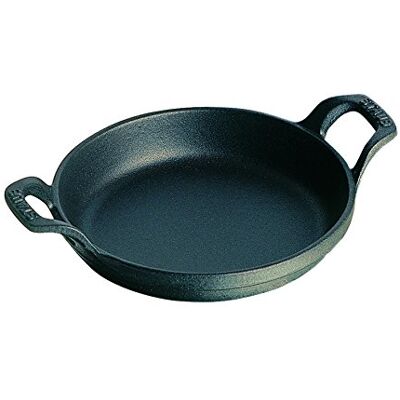STAUB Stapelbare gietijzeren schaal, rond, Ø 16 cm, 0,40 l, mat zwart STAUB Stapelbare gietijzeren schaal, rond, Ø 16 cm, 0,40 l, mat zwart