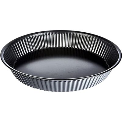 Guardini Gardenia taartvorm 24 cm, staal met antiaanbaklaag, zwart Guardini Gardenia taartvorm 24 cm, staal met antiaanbaklaag, zwart