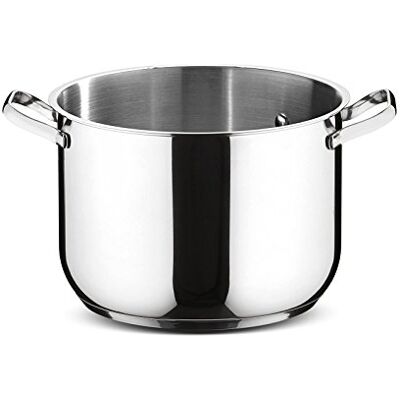 Lagostina Sfiziosa Braadpan van roestvrij staal, grijs, 18 cm Lagostina Sfiziosa Braadpan van roestvrij staal, grijs, 18 cm