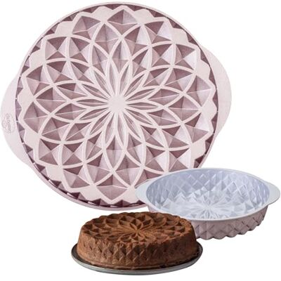 Dr. Oetker Creative Mandala Ronde bakvorm van hoogwaardig gegoten aluminium, diameter 26 x 55 cm, 2000 ml, antiaanbaklaag, PFAS-vrij, roségoud, hittebestendig tot +230 Dr. Oetker Creative Mandala Ronde bakvorm van hoogwaardig gegoten aluminium, diameter 26 x 55 cm, 2000 ml, antiaanbaklaag, PFAS-vrij, roségoud, hittebestendig tot +230