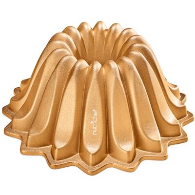 NutriChef Savarin-vorm, 23 cm, dikke aluminium bakvorm met antiaanbaklaag, voor taarten, kroon, gelijkmatig bakken, gemakkelijk uit de vorm te halen NutriChef Savarin-vorm, 23 cm, dikke aluminium bakvorm met antiaanbaklaag, voor taarten, kroon, gelijkmatig bakken, gemakkelijk uit de vorm te halen