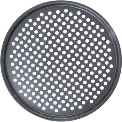 KitchenCraft Pizzapan van koolstofstaal, geperforeerd, 33 cm KitchenCraft Pizzapan van koolstofstaal, geperforeerd, 33 cm