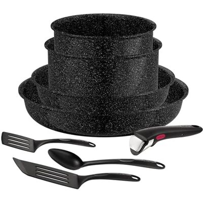 Tefal Ingenio Intens Ceram Set pannen en pannen 8 stuks Tefal Ingenio Intens Ceram Set pannen en pannen 8 stuks