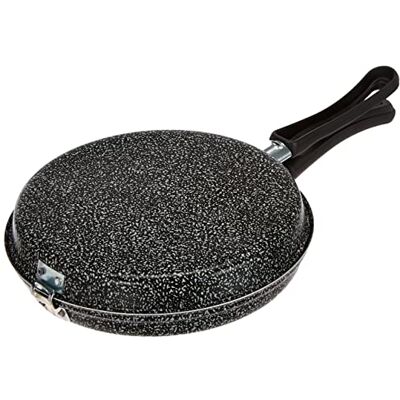 Home Omeletpan, antiaanbaklaag, steen, zwart/zilver, 24 cm Home Omeletpan, antiaanbaklaag, steen, zwart/zilver, 24 cm