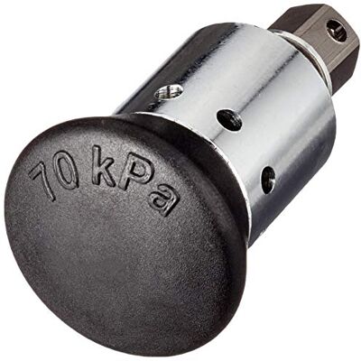 Barazzoni Zwart oefenventiel 0,70 bar, Amelia/Vapomania/Vapotummy, roestvrij staal Barazzoni Zwart oefenventiel 0,70 bar, Amelia/Vapomania/Vapotummy, roestvrij staal