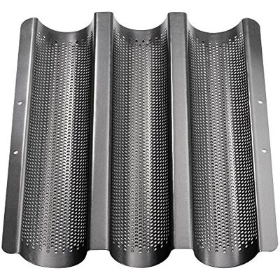 Küchenprofi BAKE-KP810061038 metalen stokplaat 40 x 30 x 5 cm, grijs Küchenprofi BAKE-KP810061038 metalen stokplaat 40 x 30 x 5 cm, grijs