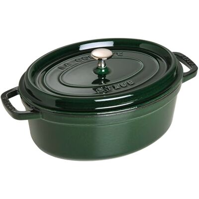 STAUB Cocotte, basilicum, ovaal, 29 cm, 40509-363-0 STAUB Cocotte, basilicum, ovaal, 29 cm, 40509-363-0