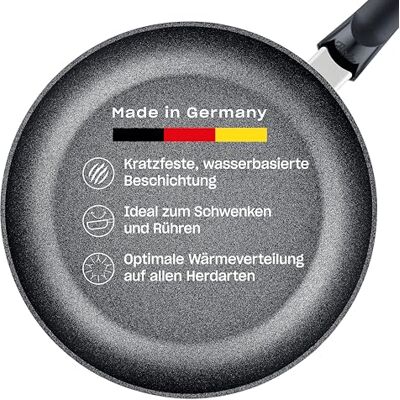 Fissler Adamant Classic Aluminium Pan (Ø 28 Cm) Verzegelde Steelpan, Gecoate Braadpan, Antiaanbakend, Krasbestendig, Alle Warmtebronnen, ook Inductie Fissler Adamant Classic Aluminium Pan (Ø 28 Cm) Verzegelde Steelpan, Gecoate Braadpan, Antiaanbakend, Krasbestendig, Alle Warmtebronnen, ook Inductie