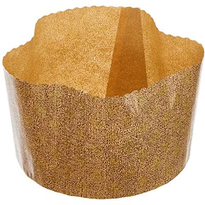 IBILI 746509 Panettone-bakvorm, papier, bruin, 18 cm diameter x 12 cm hoogte IBILI 746509 Panettone-bakvorm, papier, bruin, 18 cm diameter x 12 cm hoogte