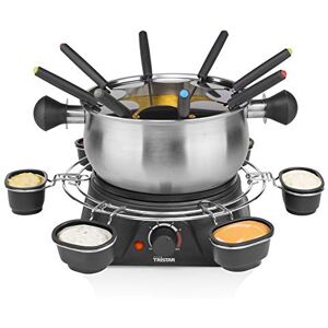 Tristar Elektrische fondue-apparaat voor alle soorten fondue, instelbare thermostaat voor 8 personen, 1,5 l, inclusief vorken Tristar Elektrische fondue-apparaat voor alle soorten fondue, instelbare thermostaat voor 8 personen, 1,5 l, inclusief vorken