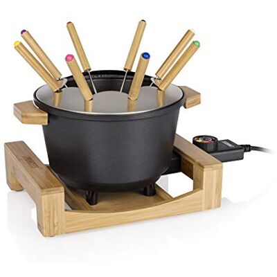 Princess Pure fondue-fondueset voor alle soorten fondue, Caquelon 1,5 liter, 8 personen, 800 watt Princess Pure fondue-fondueset voor alle soorten fondue, Caquelon 1,5 liter, 8 personen, 800 watt