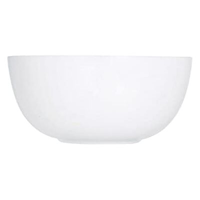 Luminarc D7361 Diwali-schaal, gehard glas, wit, 12 cm, 6 stuks Luminarc D7361 Diwali-schaal, gehard glas, wit, 12 cm, 6 stuks
