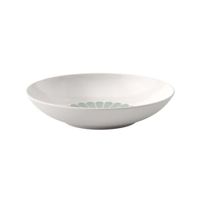 Villeroy & Boch Groene bloem pastakom, resistent. vaatwasser/magnetron, kom voor pasta, noedels, kommen en salades, soepbord voor pasta, pastabord, bord, premium porselein Villeroy & Boch Groene bloem pastakom, resistent. vaatwasser/magnetron, kom voor pasta, noedels, kommen en salades, soepbord voor pasta, pastabord, bord, premium porselein