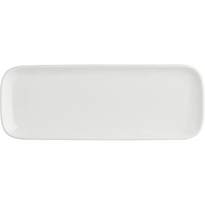 LA PORCELLANA BIANCA La Porcelaine Blanche Assiette Rectangulaire 30 x 11 x 2,1 cm Essentiel New Age LA PORCELLANA BIANCA La Porcelaine Blanche Assiette Rectangulaire 30 x 11 x 2,1 cm Essentiel New Age