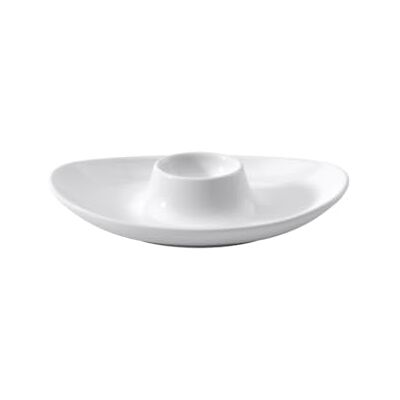 Villeroy & Boch Royal eierhouder met schotel, hoogwaardig porselein, wit Villeroy & Boch Royal eierhouder met schotel, hoogwaardig porselein, wit