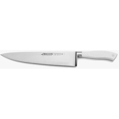 Arcos Riviera Blanc Chef mes van gesmeed roestvrij staal, maat 250 mm, kleur wit Arcos Riviera Blanc Chef mes van gesmeed roestvrij staal, maat 250 mm, kleur wit