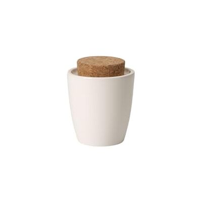 Villeroy & Boch Artesano Originele suikerpot van porselein/kurk, wit Villeroy & Boch Artesano Originele suikerpot van porselein/kurk, wit