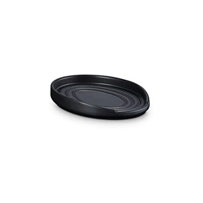 Le Creuset Lepelsteun ovaal keramiek mat zwart 71507150000099 Le Creuset Lepelsteun ovaal keramiek mat zwart 71507150000099