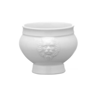 HENDI Kom, mok met leeuwenkop, voor ontbijt, soepen, muesli, desserts, fruit, vaatwasser- en magnetronbestendig, 0,25 l, Ø 85 x (H) 78 mm, licht, wit porselein HENDI Kom, mok met leeuwenkop, voor ontbijt, soepen, muesli, desserts, fruit, vaatwasser- en magnetronbestendig, 0,25 l, Ø 85 x (H) 78 mm, licht, wit porselein