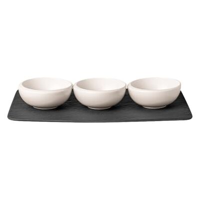 Villeroy & Boch 10-4264-9023 NewMoon porseleinen kommen, set van 4, wit, vaatwasmachinebestendig, wit Villeroy & Boch 10-4264-9023 NewMoon porseleinen kommen, set van 4, wit, vaatwasmachinebestendig, wit