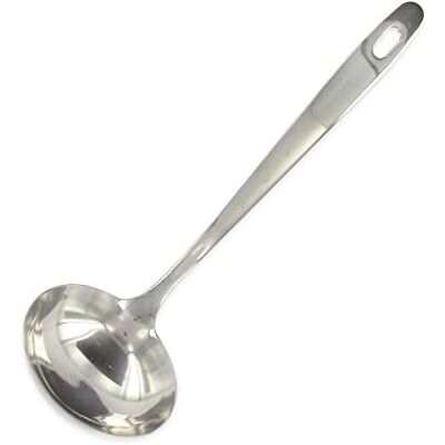 Fackelmann Lepel van roestvrij staal, zilverkleurig, Ø 6 cm Fackelmann Lepel van roestvrij staal, zilverkleurig, Ø 6 cm