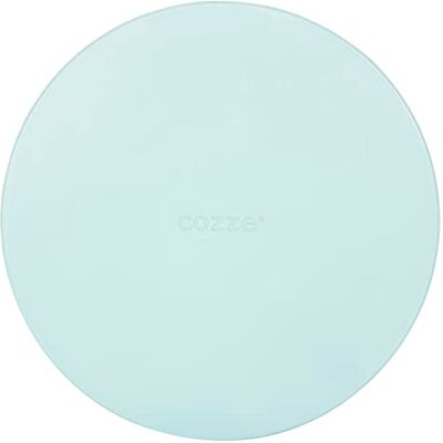 cozze ® Ronde Pizzabord Ø 350 mm Serveerplank van voedselveilige kunststof vaatwasmachinebestendig PP lichtblauw voor pizza, tapas en kaas cozze ® Ronde Pizzabord Ø 350 mm Serveerplank van voedselveilige kunststof vaatwasmachinebestendig PP lichtblauw voor pizza, tapas en kaas