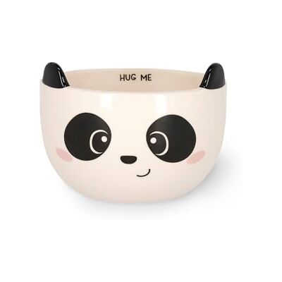 Legami Bonjour aardewerk mueslibeker, Panda thema, ontbijtbeker, magnetronbestendig, vaatwasmachinebestendig, inhoud tot 400 ml, 12 x 9 cm Legami Bonjour aardewerk mueslibeker, Panda thema, ontbijtbeker, magnetronbestendig, vaatwasmachinebestendig, inhoud tot 400 ml, 12 x 9 cm