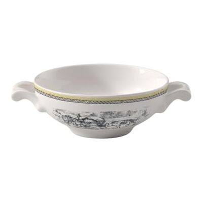 Villeroy & Boch Audun Ferme bouillonbeker, 400 ml, premium porselein, wit/meerkleurig Villeroy & Boch Audun Ferme bouillonbeker, 400 ml, premium porselein, wit/meerkleurig