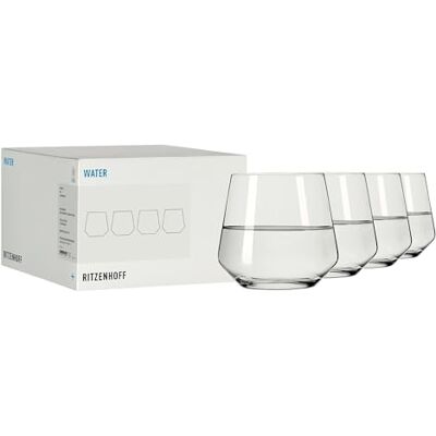 RITZENHOFF Set van 4 waterglazen 400 ml Made in Germany RITZENHOFF Set van 4 waterglazen 400 ml Made in Germany