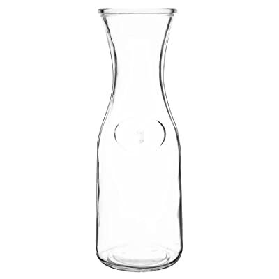 Olympia GG928 Set van 6 glazen karaffen 1 liter Olympia GG928 Set van 6 glazen karaffen 1 liter