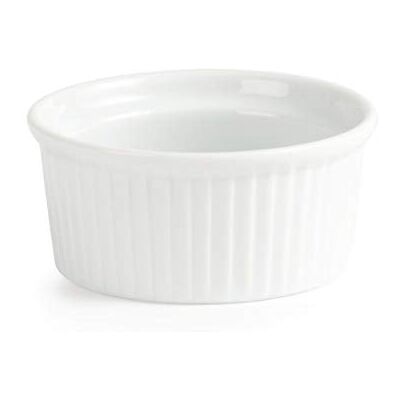 Olympia Whiteware ovenschoteltjes, 85 mm, porselein, 12 stuks Olympia Whiteware ovenschoteltjes, 85 mm, porselein, 12 stuks