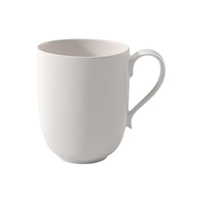 Villeroy & Boch New Cottage Basic Macchiato Latte Glas, 480 ml, Hoogte: 11 cm, Premium Porselein, Wit Villeroy & Boch New Cottage Basic Macchiato Latte Glas, 480 ml, Hoogte: 11 cm, Premium Porselein, Wit