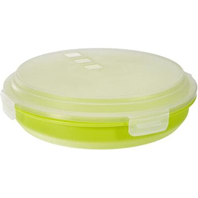 IBILI 749110 Tortilla-doos, kunststof, groen, 21,5 x 18 x 5,5 cm IBILI 749110 Tortilla-doos, kunststof, groen, 21,5 x 18 x 5,5 cm