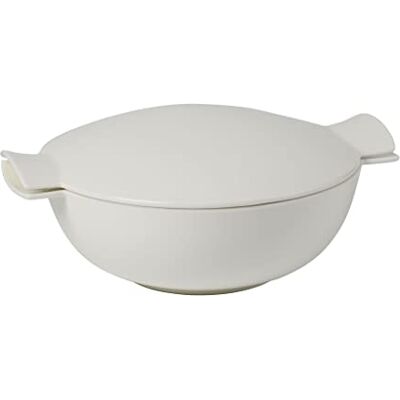 Villeroy & Boch Soup Passion Soup soeppan voor 4 personen, hoogwaardig porselein, wit, 32 x 26 x 10 cm Villeroy & Boch Soup Passion Soup soeppan voor 4 personen, hoogwaardig porselein, wit, 32 x 26 x 10 cm