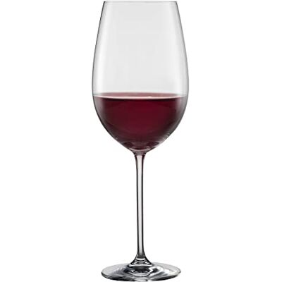 Schott Zwiesel Set van 4 Vinos rode wijnglazen, elegante rode wijnglazen, Tritan-kristalglazen, vaatwasmachinebestendig, gemaakt in Duitsland (artikelnummer 130009), transparant Schott Zwiesel Set van 4 Vinos rode wijnglazen, elegante rode wijnglazen, Tritan-kristalglazen, vaatwasmachinebestendig, gemaakt in Duitsland (artikelnummer 130009), transparant