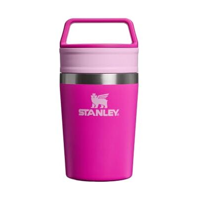 Stanley 1913 Thermosbeker Cafe To-Go 0,23 l Violet Blossom 3 uur warm, 4 uur koud, waterdicht en compact, koffiethermosfles met handvat, vaatwasmachinebestendig Stanley 1913 Thermosbeker Cafe To-Go 0,23 l Violet Blossom 3 uur warm, 4 uur koud, waterdicht en compact, koffiethermosfles met handvat, vaatwasmachinebestendig