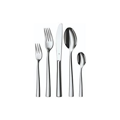 WMF Philadelphia Bestekset, 12 personen, 60-delig, monobloc-messen, Cromargan gepolijst roestvrij staal, glanzend, vaatwasmachinebestendig WMF Philadelphia Bestekset, 12 personen, 60-delig, monobloc-messen, Cromargan gepolijst roestvrij staal, glanzend, vaatwasmachinebestendig
