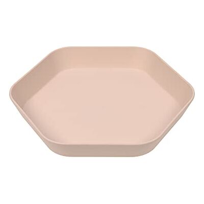 Lässig Kinderbord zonder melamine, BPA-vrij, van biologisch composiet/geo dienblad, poederroze Lässig Kinderbord zonder melamine, BPA-vrij, van biologisch composiet/geo dienblad, poederroze