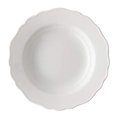 Hutschenreuther Hutschreuter 02013-800001-10123 bord met diepe vleugels, porselein, 23 cm, wit Hutschenreuther Hutschreuter 02013-800001-10123 bord met diepe vleugels, porselein, 23 cm, wit