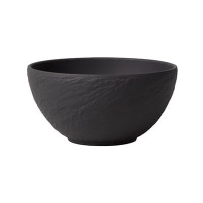 Villeroy & Boch 10-4239-3932 Manufacture Rock, moderne schalen voor banken en dips, premium porselein, vaatwasmachinebestendig, zwart Villeroy & Boch 10-4239-3932 Manufacture Rock, moderne schalen voor banken en dips, premium porselein, vaatwasmachinebestendig, zwart